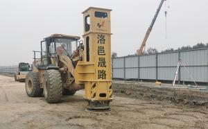 高速公路改擴建加寬，高速液壓夯實機施工案例