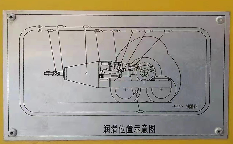 沖擊壓路機(jī)銘牌